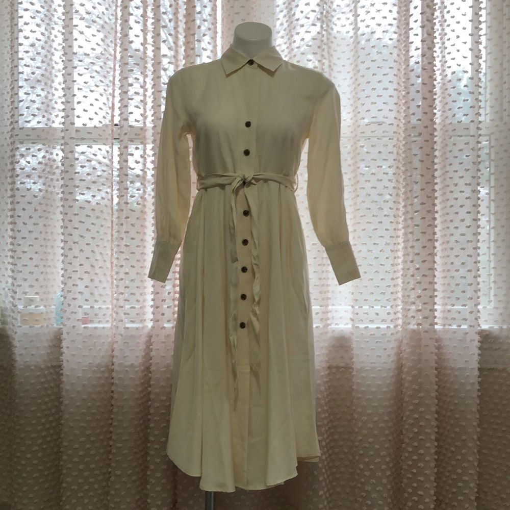 Banana Republic Belted Tencel Shirtdress - Picture 4 of 15